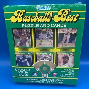 1989 Donruss Baseball's Best Puzzles And Cards NOS